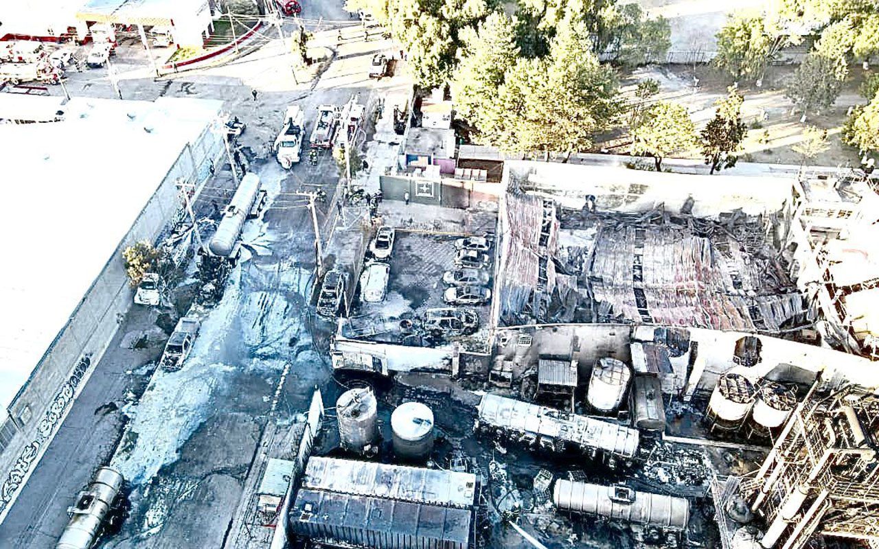 Incendio en zona industrial de Cuautitlán deja 6 lesionados