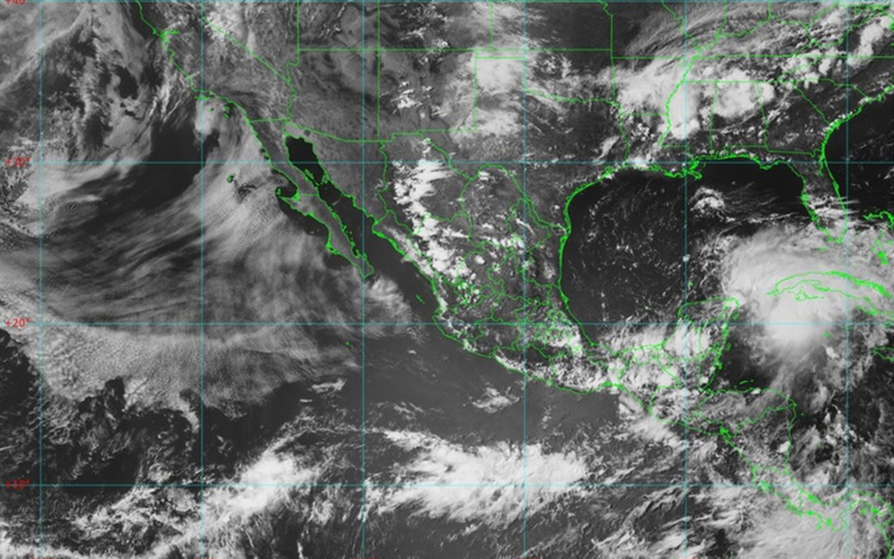Se formó el Potencial Ciclón Tropical Uno en Península de Yucatán