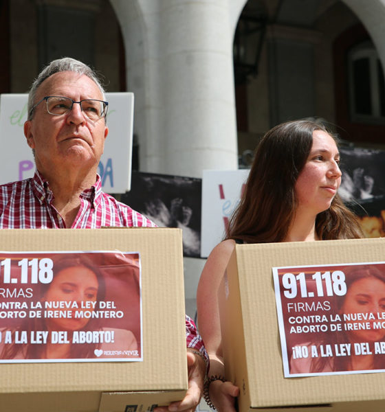 Casi 100 mil españoles rechazan nueva ley del aborto