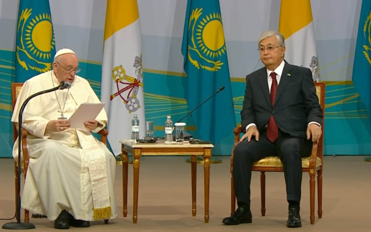 Desde Kazajistán, Papa defendió la libertad religiosa