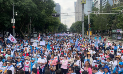 Así se vivió la Segunda Marcha a Favor de la Mujer, la Vida y la Paz en la Ciudad de México