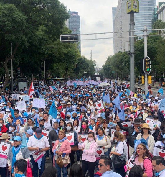 Así se vivió la Segunda Marcha a Favor de la Mujer, la Vida y la Paz en la Ciudad de México
