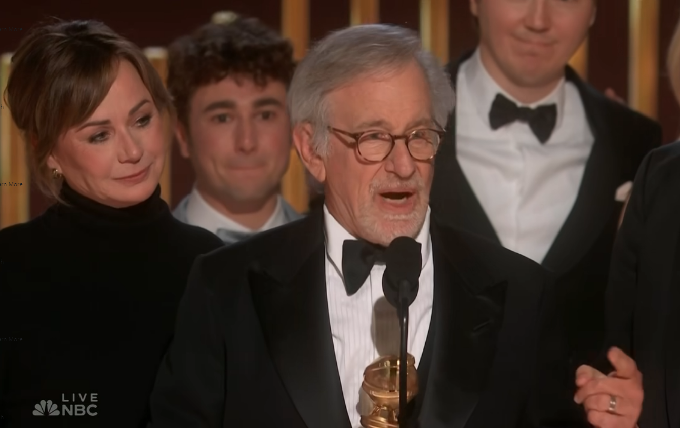 Steven Spielberg en los Globos de Oro