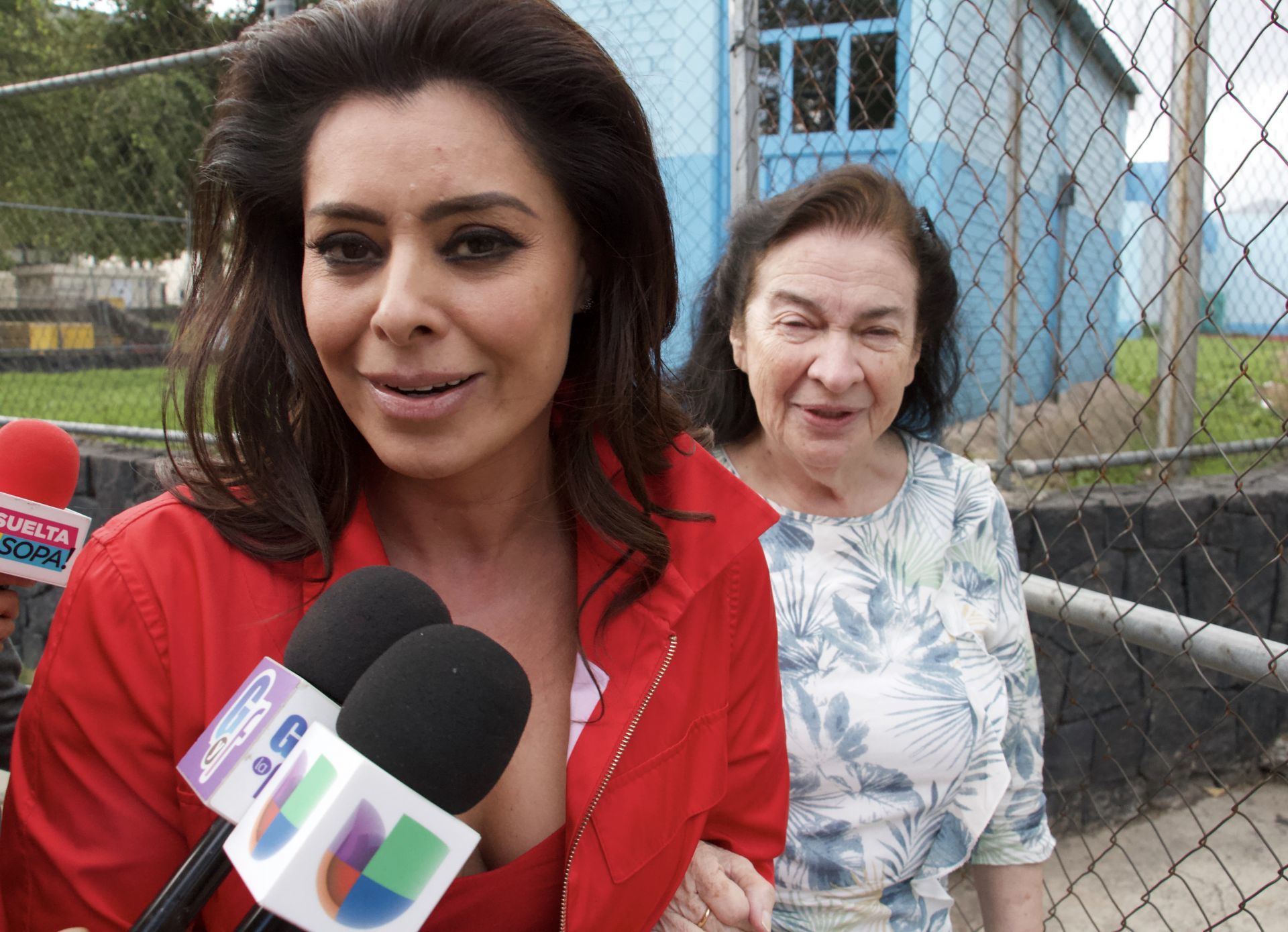 Yadhira Carrillo espera en el Reclusorio