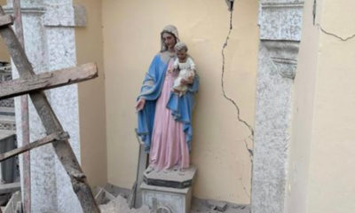 Colapsa catedral en Turquía; Virgen María resulta sin daños