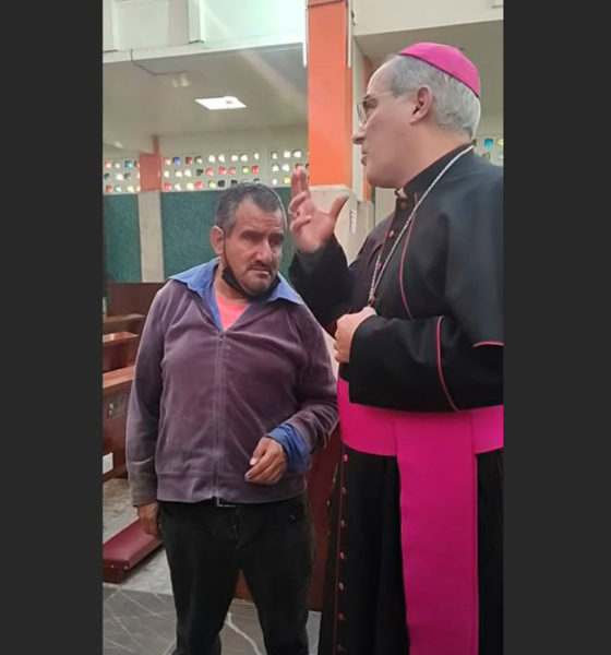 Invidente pide a obispo le describa cómo es la Virgen del Perpetuo Socorro