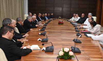 Obispos cubanos y Miguel Díaz-Canel abordan asuntos de interés común