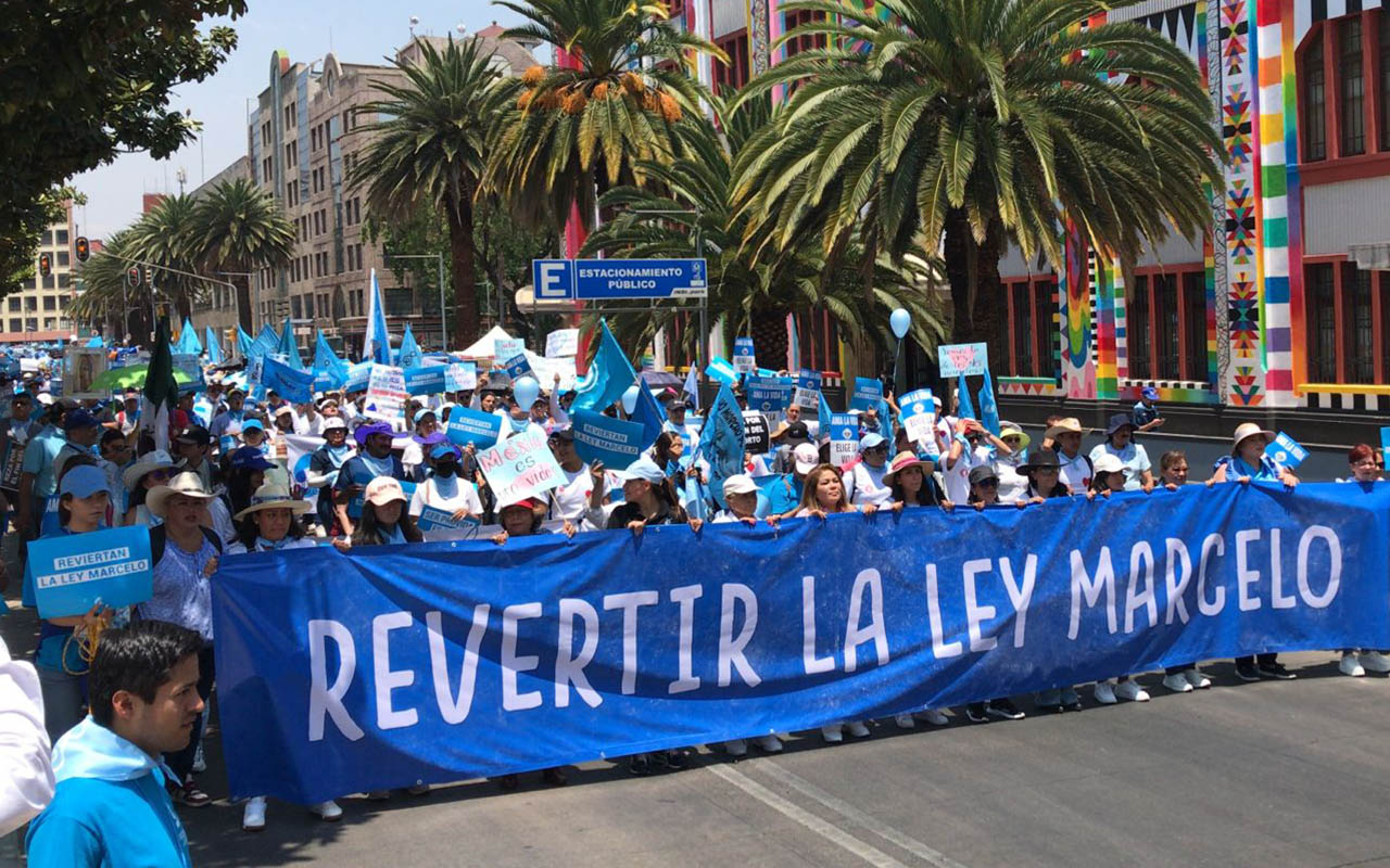 Avanza Marcha Nacional por la Vida; piden revertir leyes que promueven el aborto