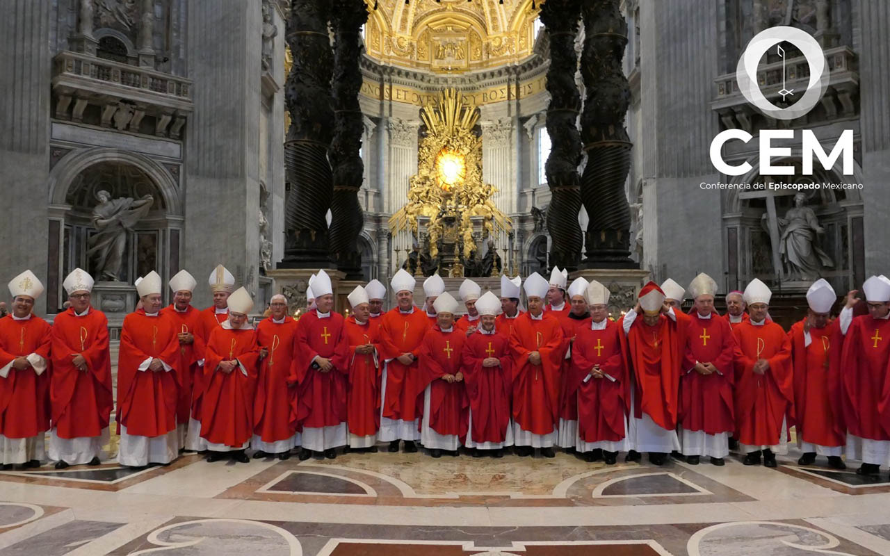 Obispos mexicanos celebran Eucarística en la Basílica de San Pedro