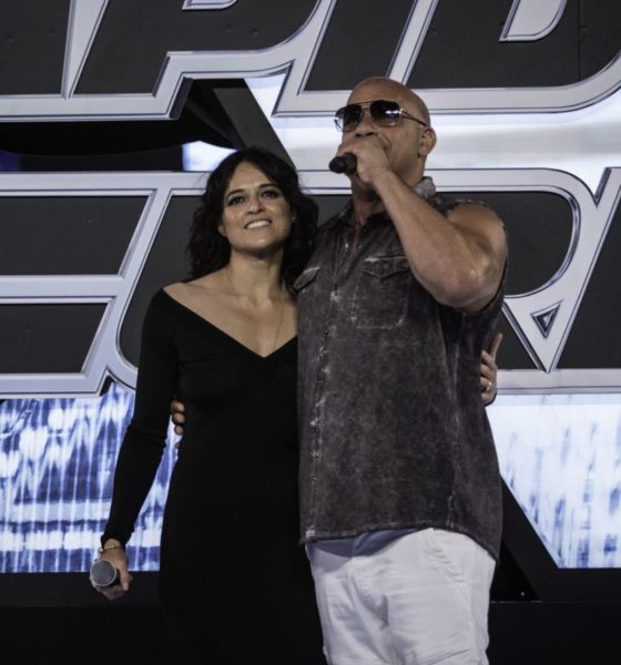 Vin Diesel y Michelle Rodriguez encabezaron la alfombra roja de Rápidos y Furiosos X que se llevo a cabo en Cinepolis Toreo.