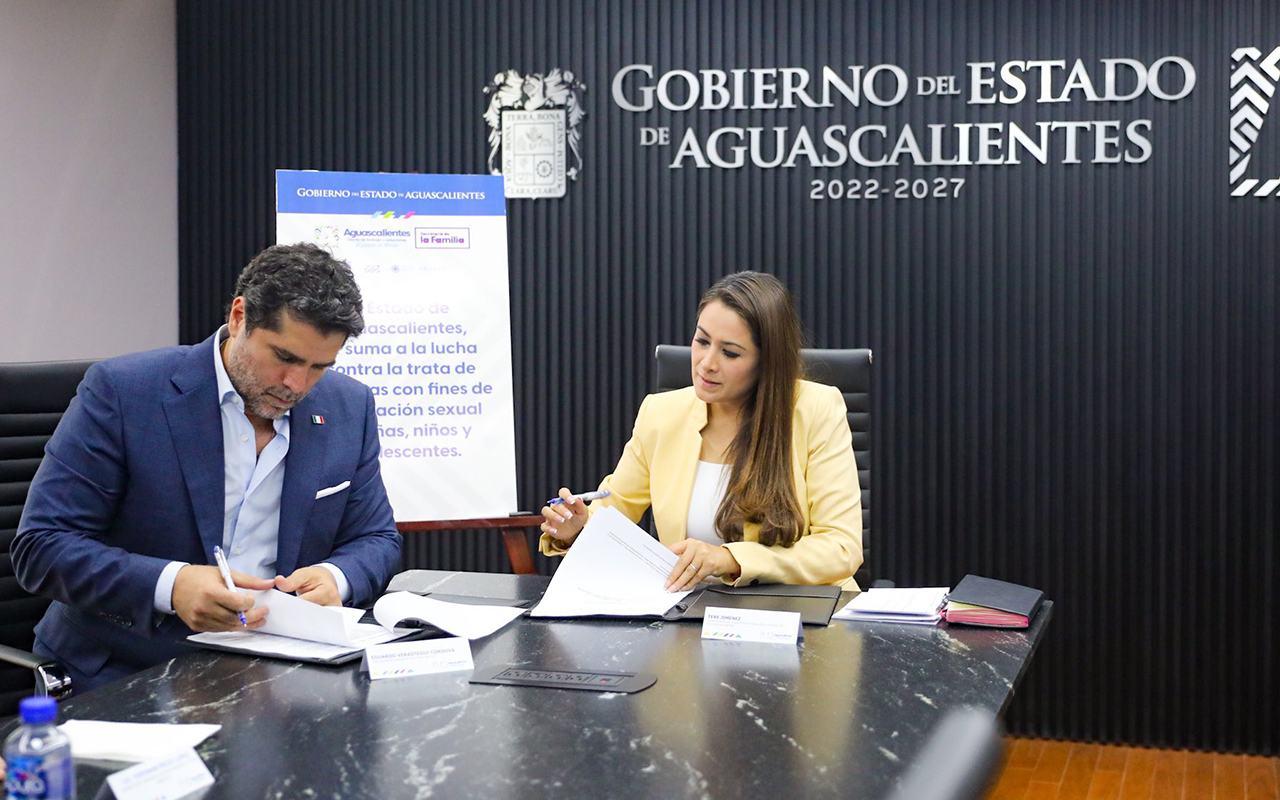 Gobierno de Aguascalientes y Eduardo Verástegui unen esfuerzos contra la trata de menores