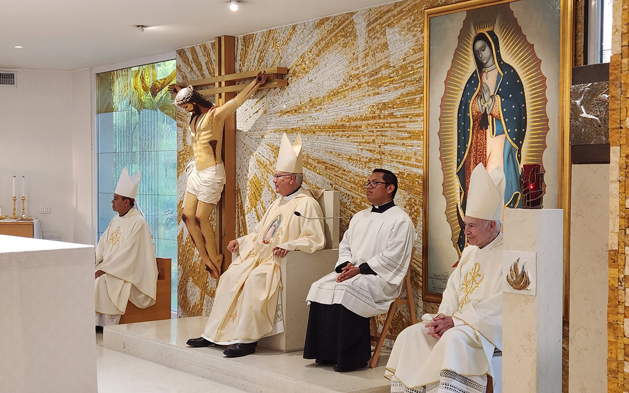 “Ustedes son nuestra familia y ésta es su casa”, Colegio Mexicano en Roma recibe a obispos