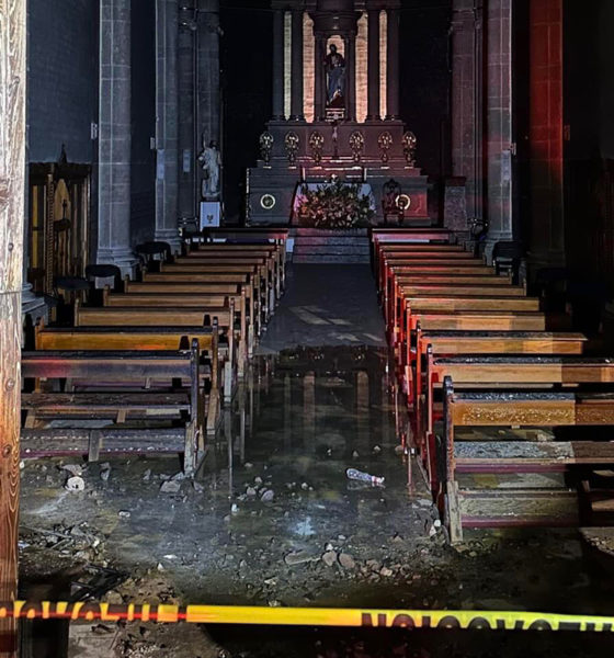 Incendian templo histórico de Irapuato; Condenan sacrilegio