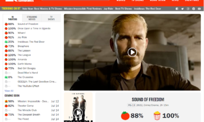 'Sound of Freedom' alcanza 100% de calificación en Rotten Tomatoes