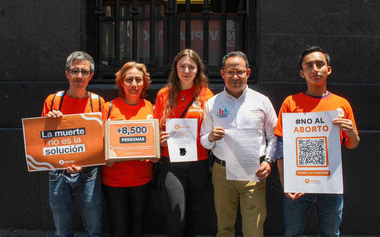 Con más de 8 mil firmas, ciudadanos piden a Ministros que no permitan el aborto en Aguascalientes
