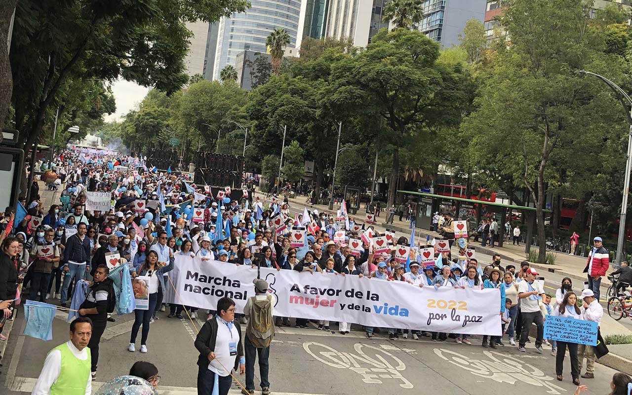 Anuncian tercera edición de la marcha “A favor de la mujer y de la vida” en México