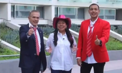 Senadores se disfrazan de RBD para anunciar reconocimiento al grupo mexicano