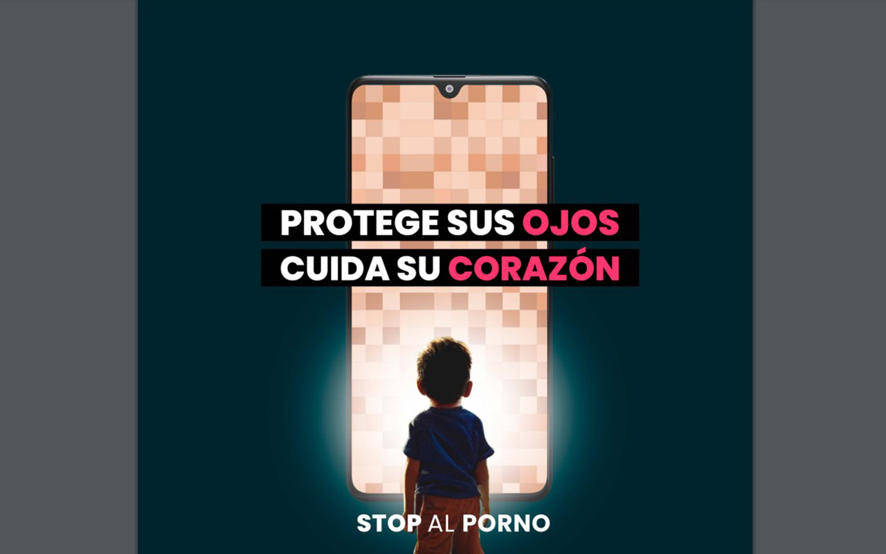 Lanzan campaña para proteger a menores de edad de la pornografía