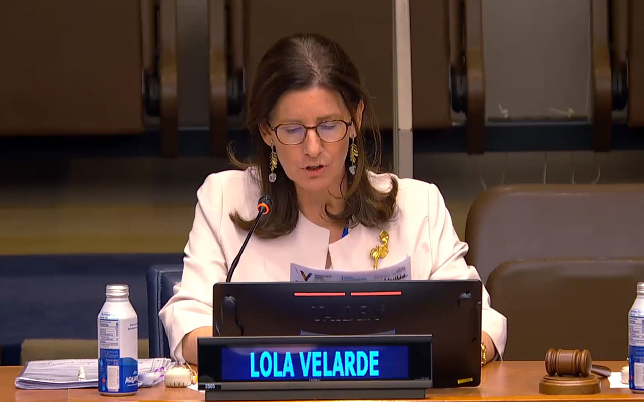 Declaración Universal de Derechos Humanos reconoce el derecho a la vida: Lola Velarde