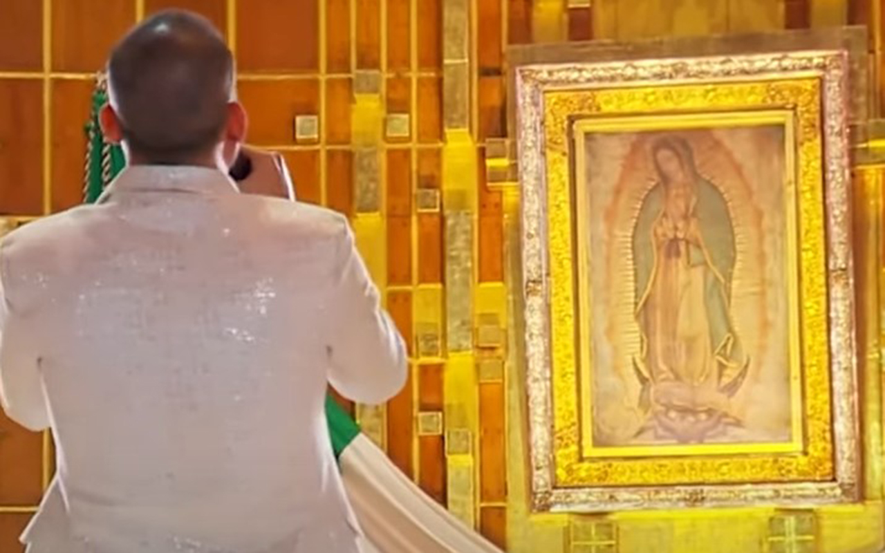 Germán Montero se inspira en la Virgen de Guadalupe