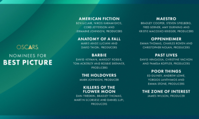 La Academia de Artes y Ciencias Cinematográficas reveló a los nominados a los Premios Oscar 2024.