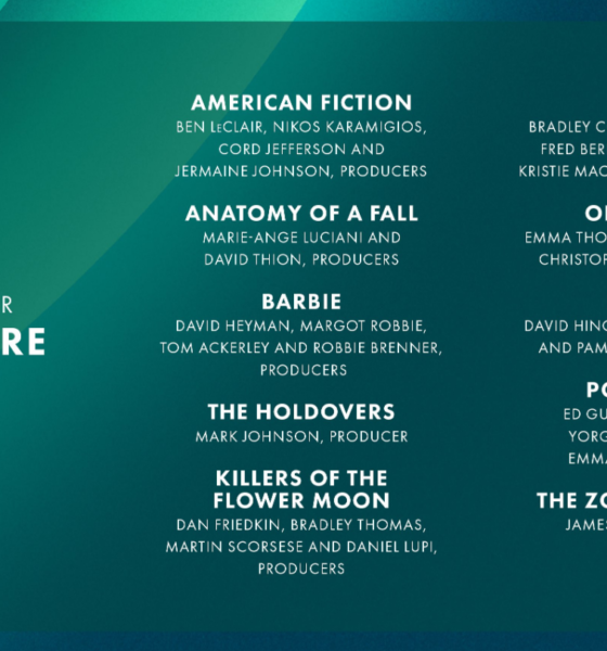 La Academia de Artes y Ciencias Cinematográficas reveló a los nominados a los Premios Oscar 2024.