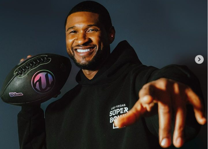 Usher tendrá colaboraciones estelares en le medio tiempo dle Super Bowl