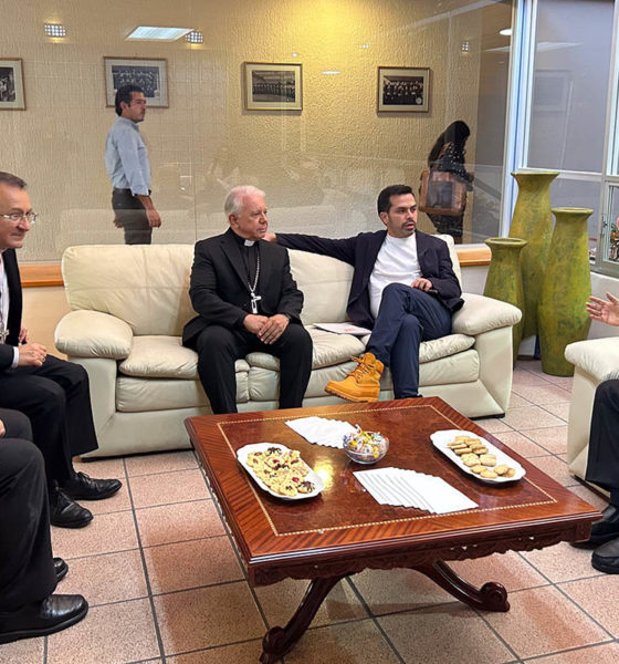 Ante obispos, Álvarez Máynez se pronuncia en favor de libertades fundamentales