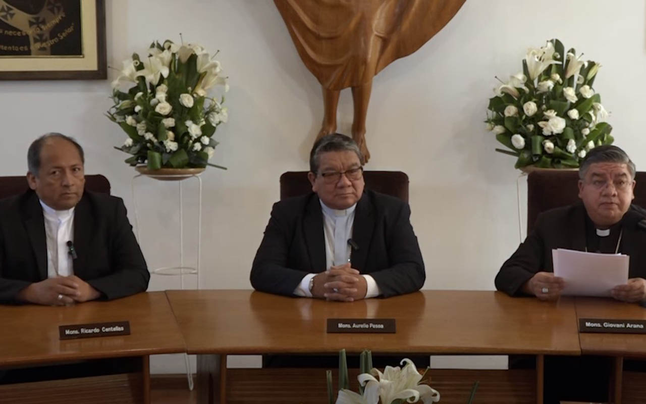 Los Obispos de Bolivia instan a la paz y la reconciliación