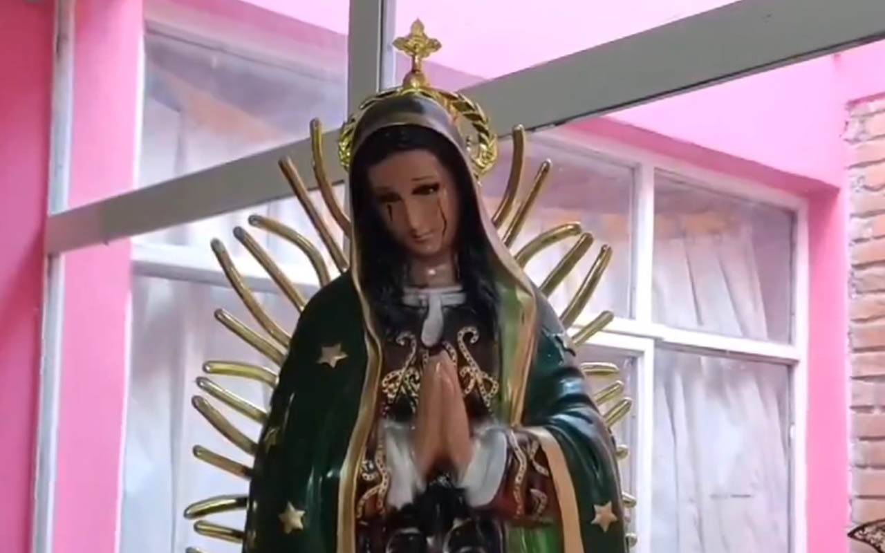 Arquidiócesis de Morelia llama a la cautela ante el presunto milagro de la Virgen que llora sangre