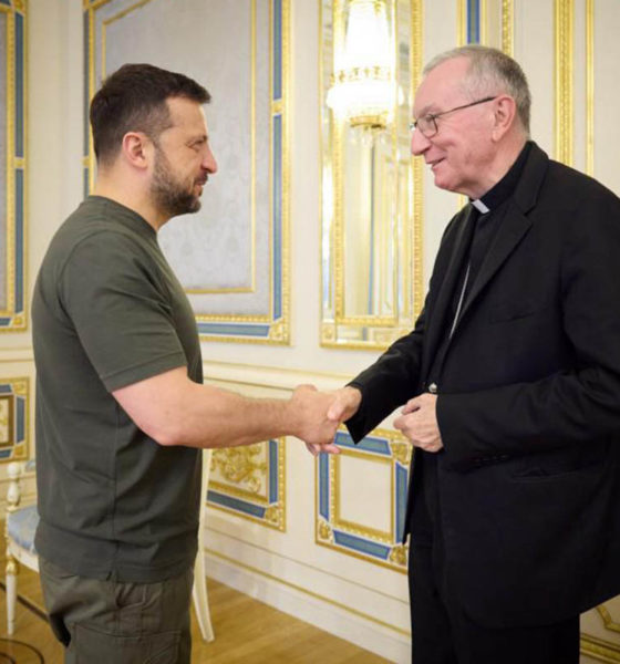 Cardenal Parolin se reúne con Zelenskyy; Reitera compromiso del papa con la Paz en Ucrania