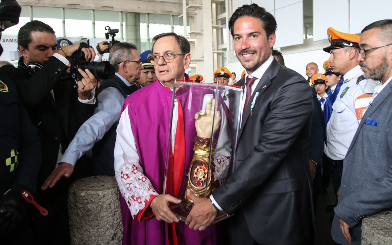 Reliquia de San Judas Tadeo llega a México