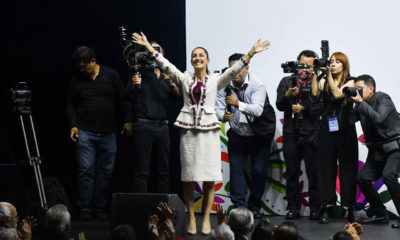 Sheinbaum celebra su victoria electoral y reafirma lealtad a López Obrador