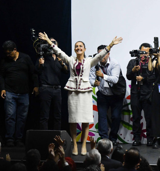 Sheinbaum celebra su victoria electoral y reafirma lealtad a López Obrador