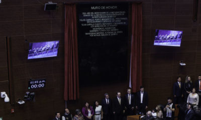 Senado honra a la UNAM en su muro de honor; reconoce su papel en la defensa de los derechos sociales