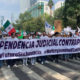 “Nadie me contó ni me manipuló”, estudiantes marchan en contra de Reforma Judicial