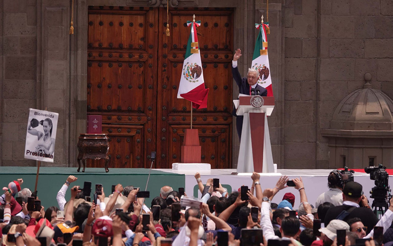 “Con la conciencia tranquila”; AMLO en su último informe en el Zócalo