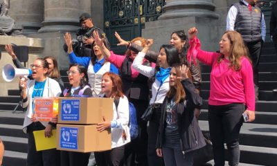 El corazón de bebé late en Congreso de CDMX mientras se debate el aborto sin restricciones