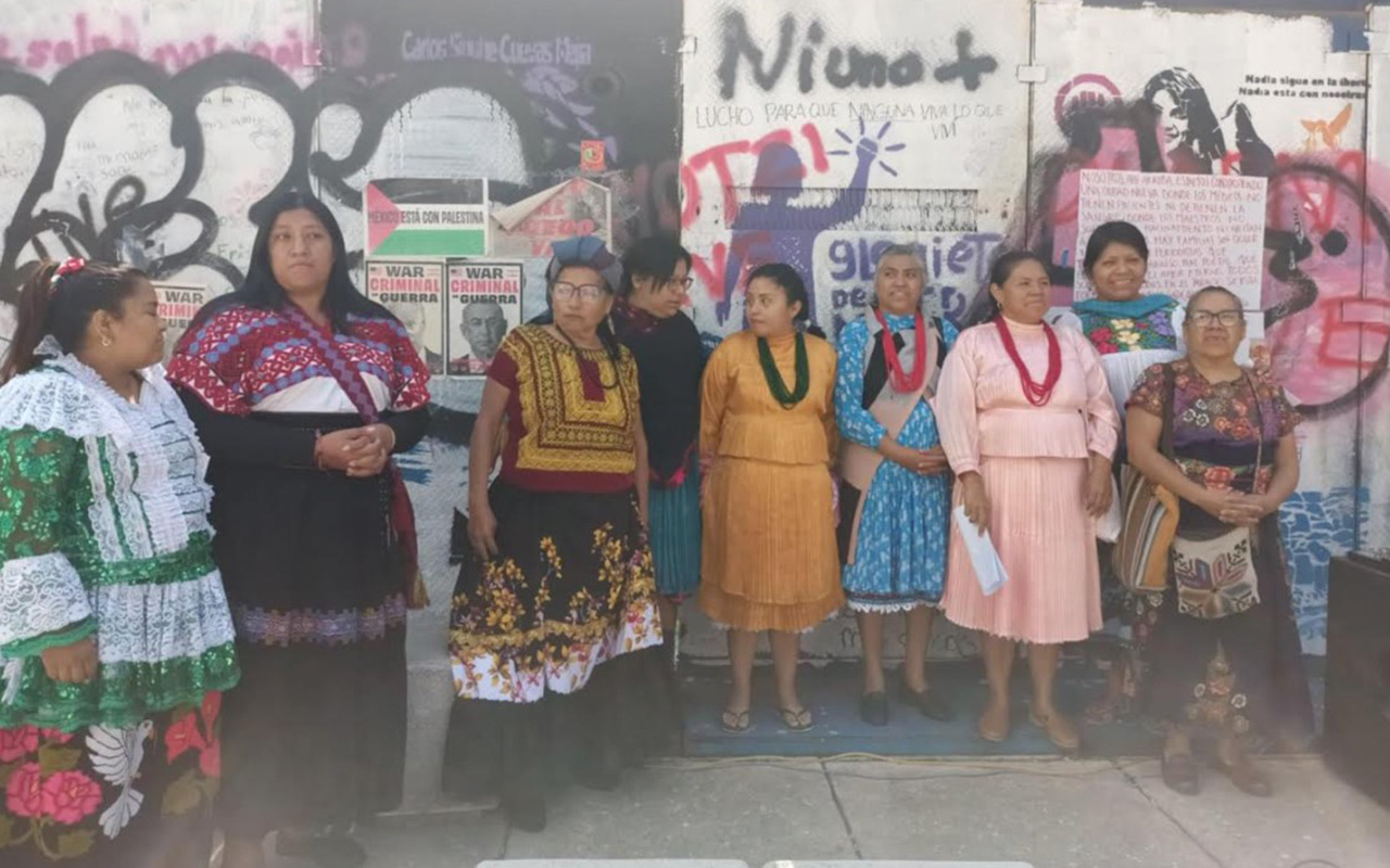 Mujeres indígenas denuncian apropiación de sus luchas por colectivos feministas