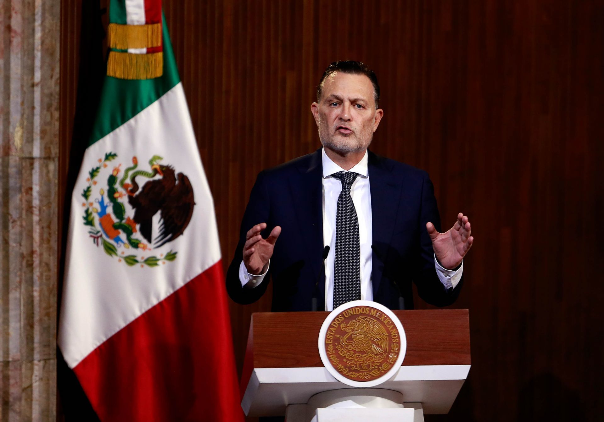 Mauricio Kuri, gobernador de Querétaro, prohíbe la música que enaltece al crimen. FOTO CÉSAR GÓMEZ/CUARTOSCURO.COM