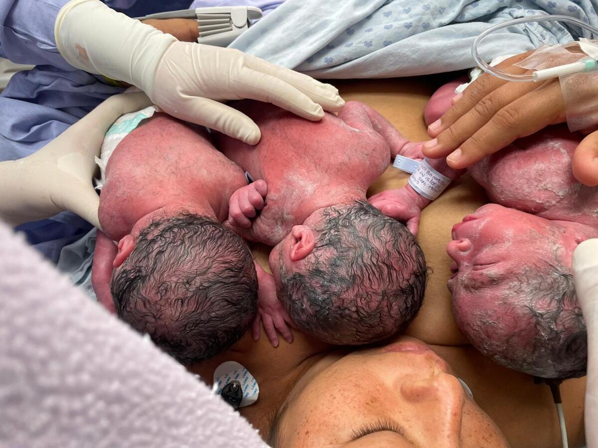 Tres bendiciones: el milagro de los trillizos que llena de vida a Tabasco