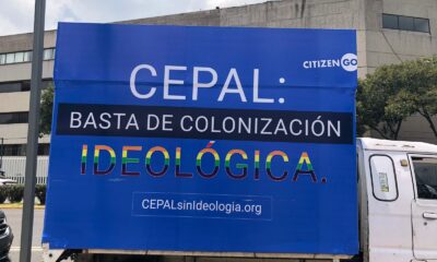 CitizenGO protesta en la XVI Conferencia Regional de la Mujer en CDMX, rechazando la inclusión de aborto, prostitución y vientres de alquiler en la agenda de la CEPAL y ONU Mujeres.