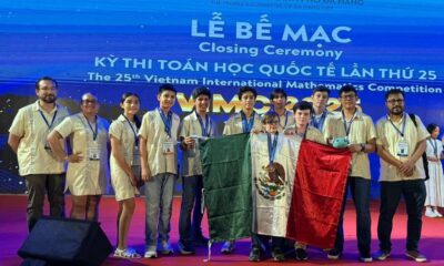 Jóvenes de primaria y secundaria pusieron en alto a México frente a países con gran tradición matemática