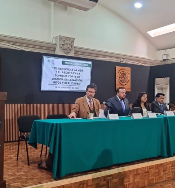 Presentan en Congreso de CDMX el libro Derecho a la Vida y el Aborto en la Suprema Corte de Justicia de la Nación: Mitos y Realidades