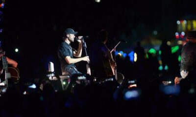 DURANGO, DURANGO, 06AGOSTO2018.- La noche de ayer el artista Enrique Iglesias se presentó en un concierto ante miles de espectadores de la Feria Nacional de Durango 2018. FOTO: OCTACVIO ZALDIVAR /CUARTOSCURO.COM