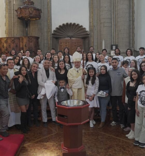 Bautismo, Nacho Cano, bautizo, Basílica de Guadalupe