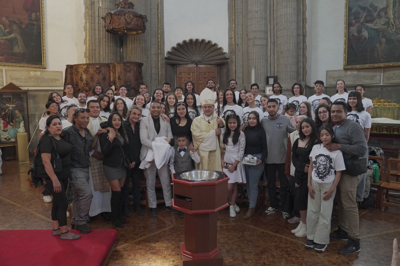Bautismo, Nacho Cano, bautizo, Basílica de Guadalupe