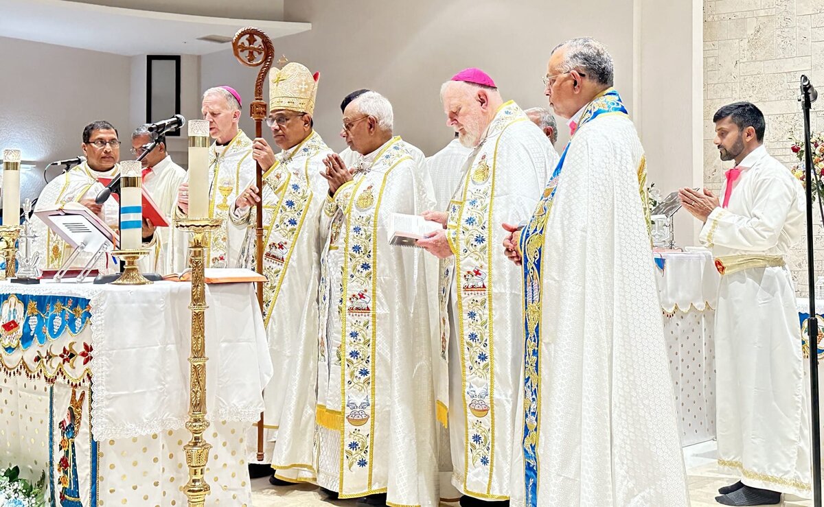 Foto: cuenta oficial de X del Arzobispo de Miami, Thomas Wenski - @ThomasWenski