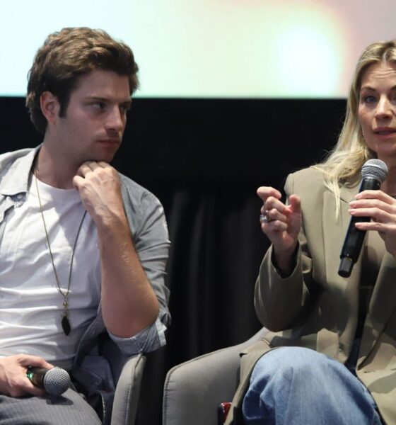 Ludwika Paleta y su hijo Nicolás Haza