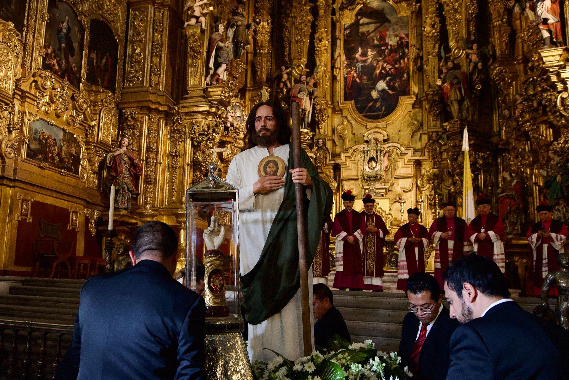 reliquia de san judas tadeo en la catedral metropolitana